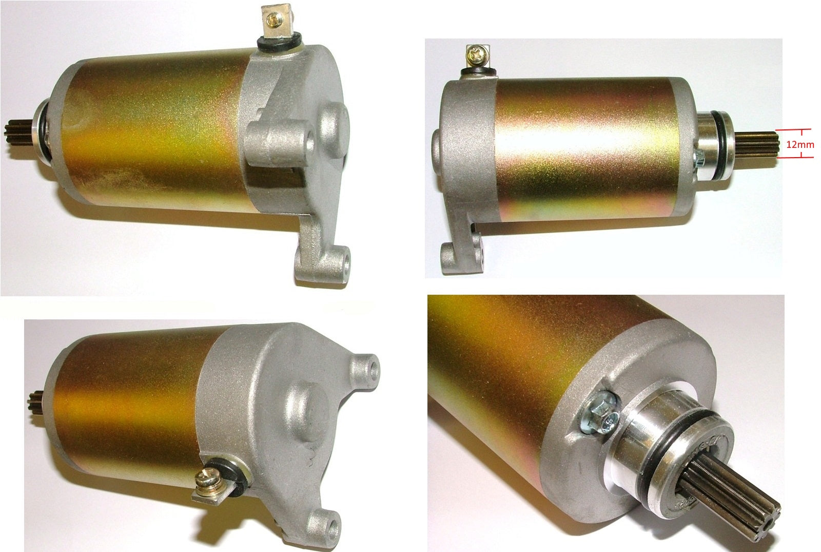 Montage of Suzuki VL 125 and VL 250cc Starter Motor Pictures